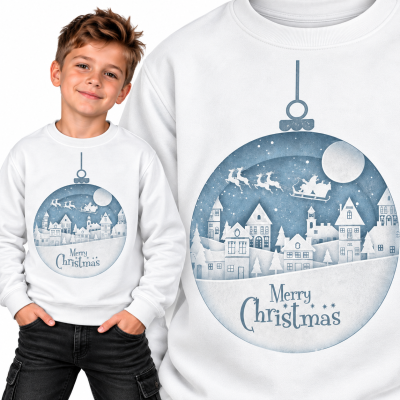 BLUZA ŚWIĄTECZNA MERRY MERRY CHRISTMAS 4